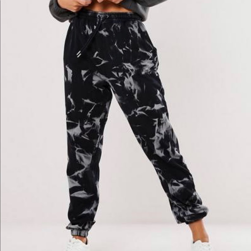 missguided tie dye joggers
